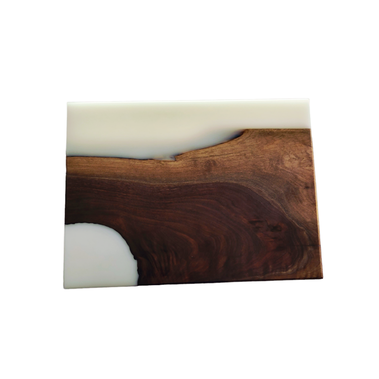 Cutting Board Live Edge Walnut Slice Rusty