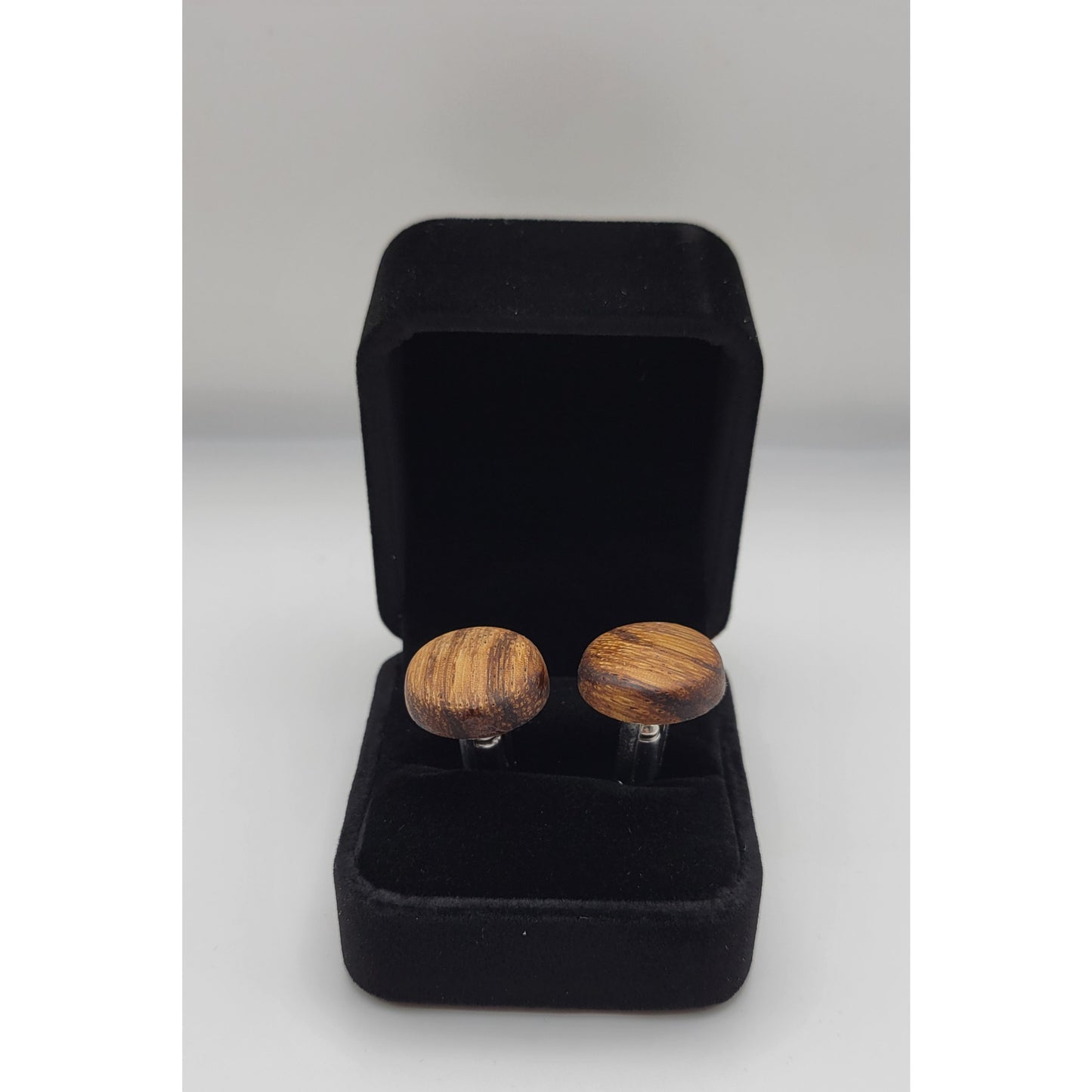 Cufflinks Zebra Exotic Wood