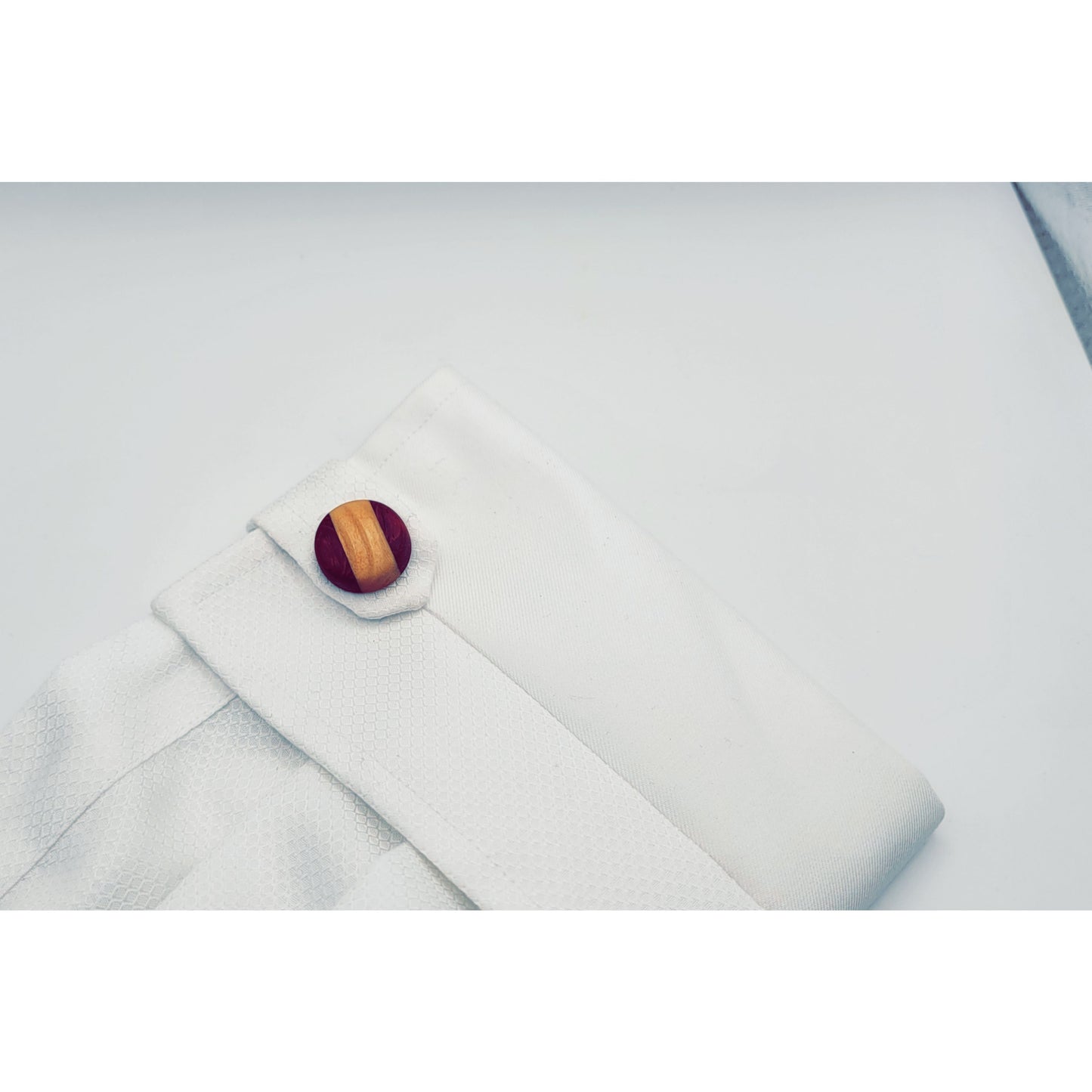 Cufflinks Stripes Podiak And Basewood Exotic Wood