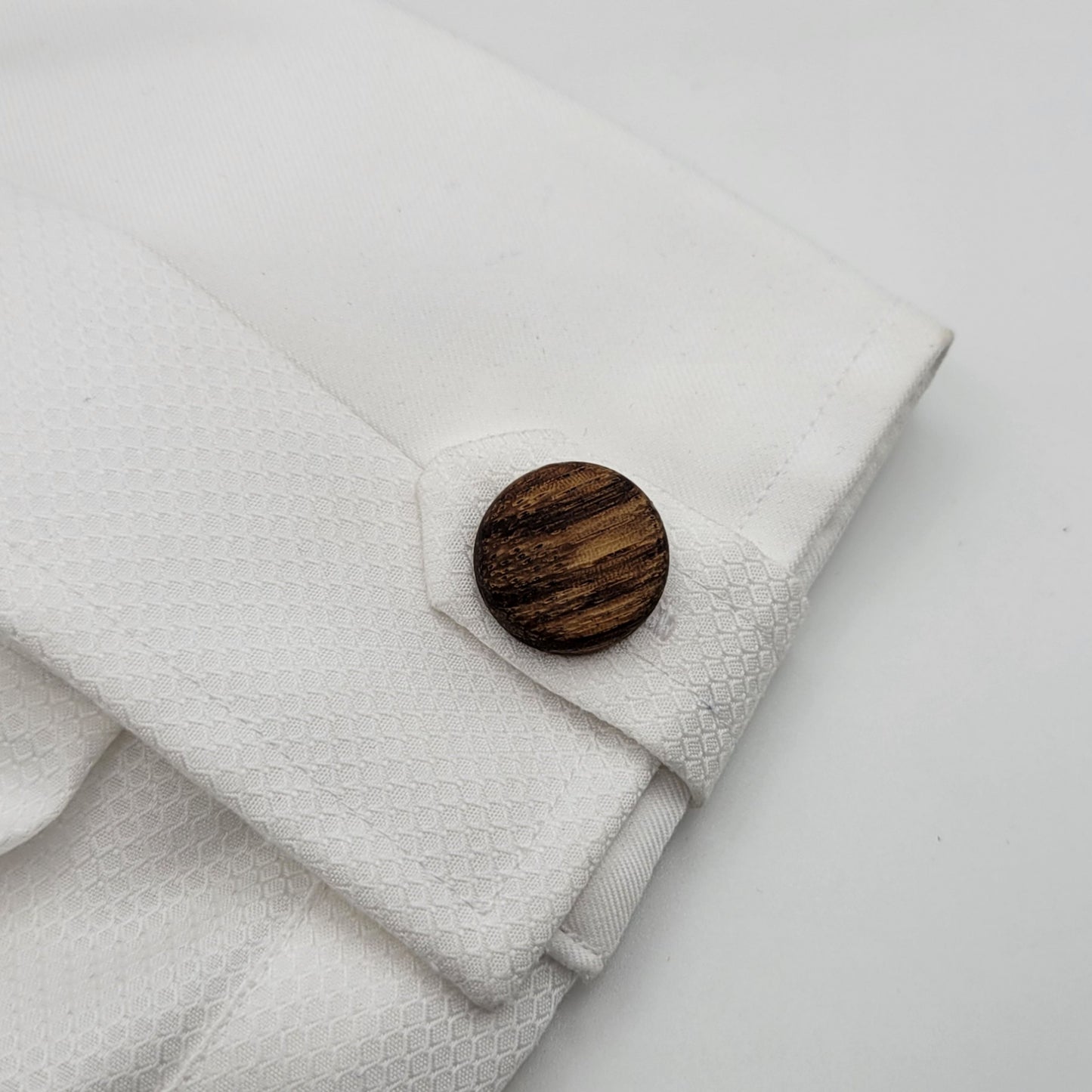 Cufflinks Zebra Exotic Wood