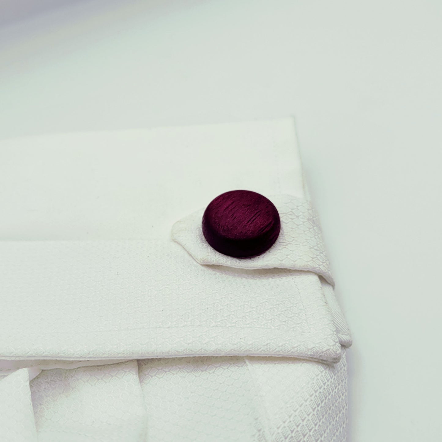 Cufflinks Purple Heart Exotic Wood