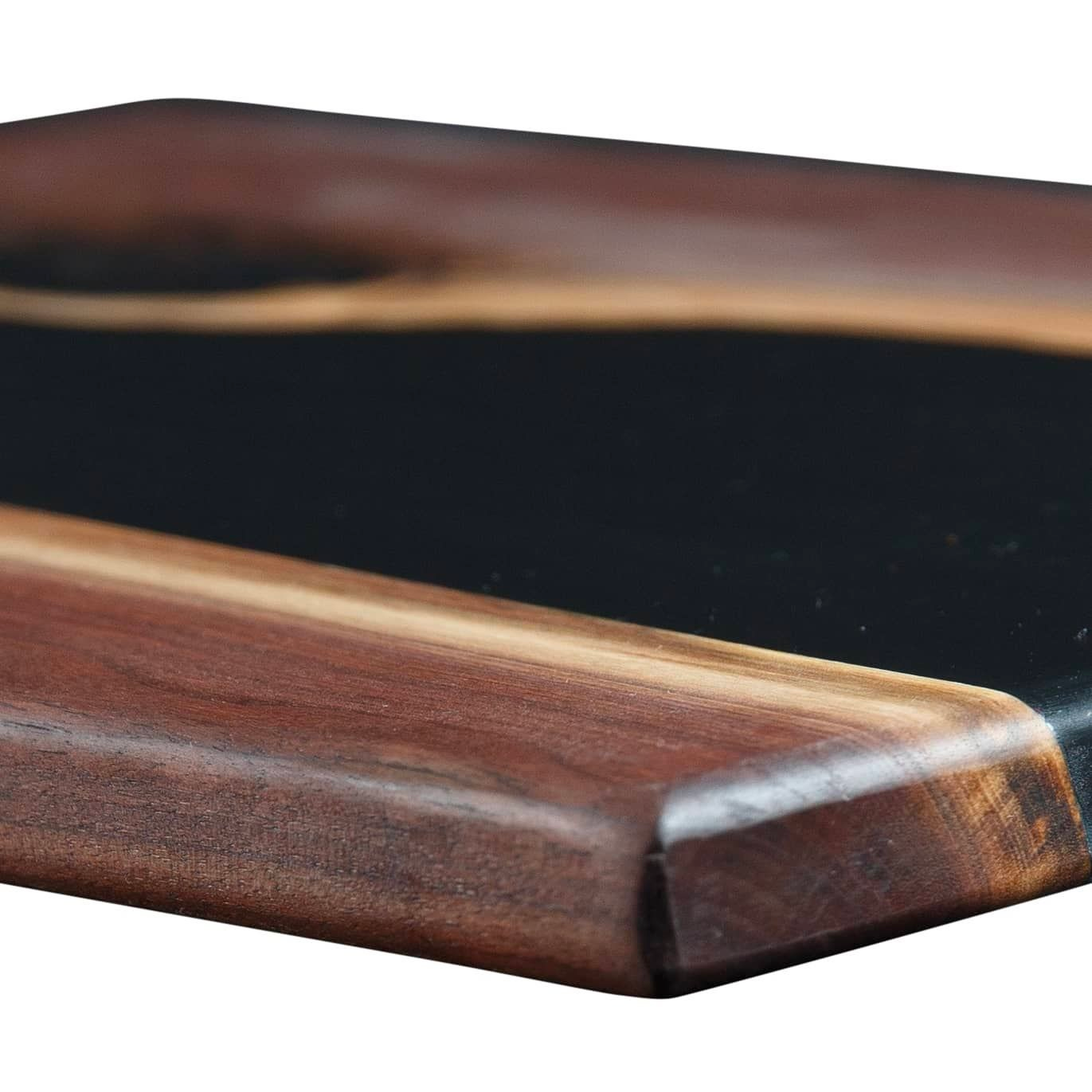 Live Edge Walnut - Epoxy River Cutting Board