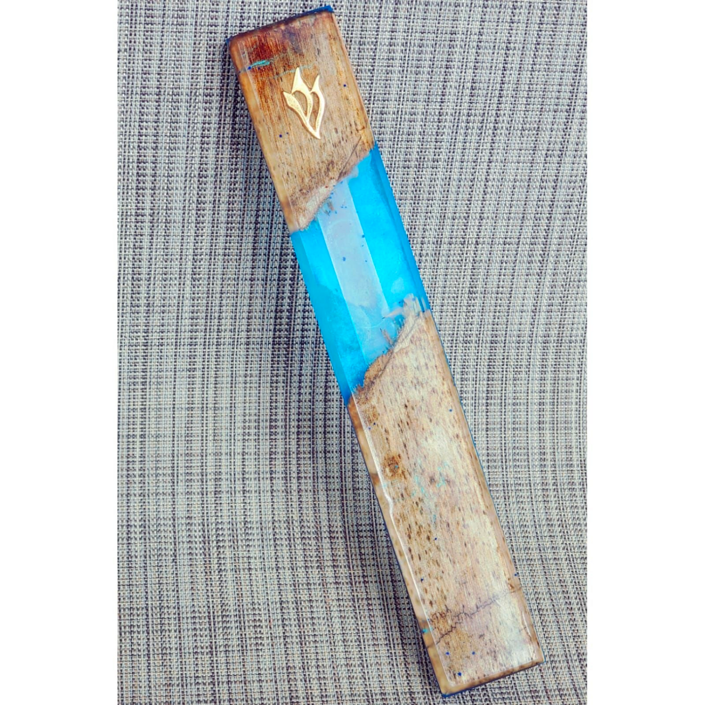 Wooden / Epoxy Mezuzah Holder