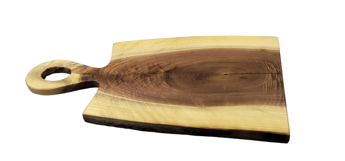 Black Walnut Charcuterie Board Live Edge Both Sides