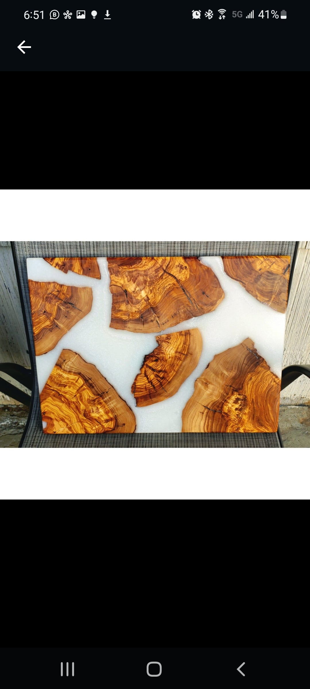Olive wood Tray