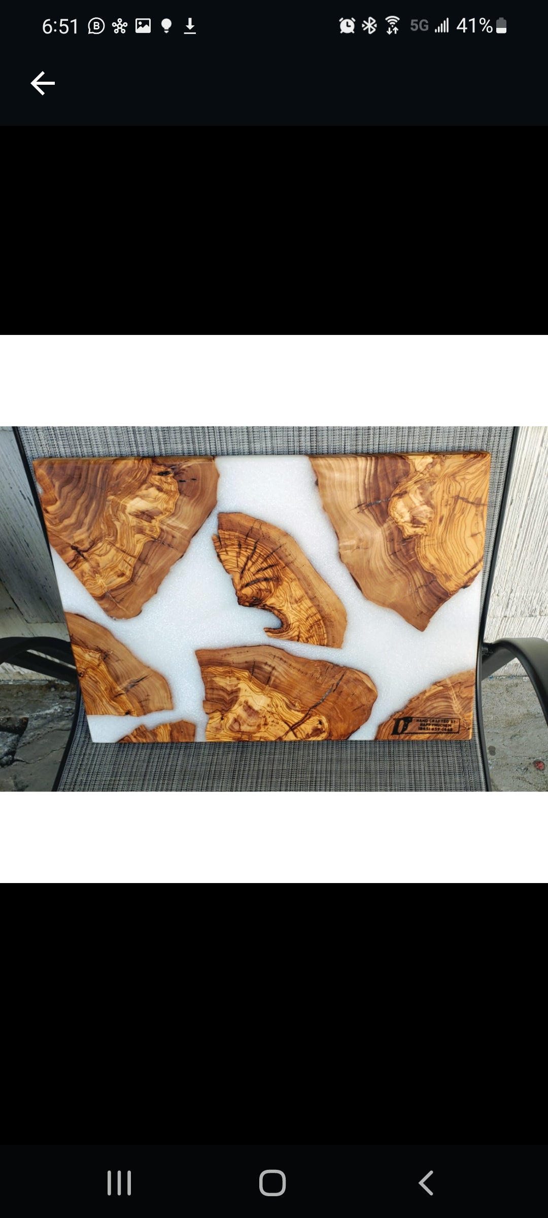 Olive wood Tray