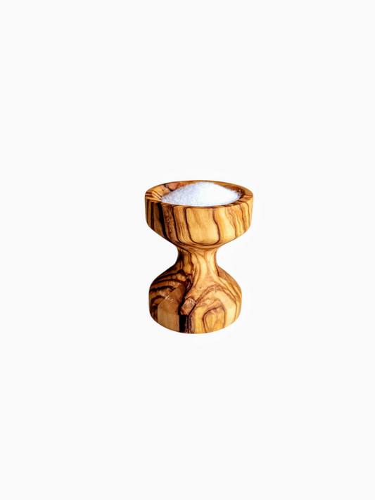 Salt Holder Olive Wood Lathe