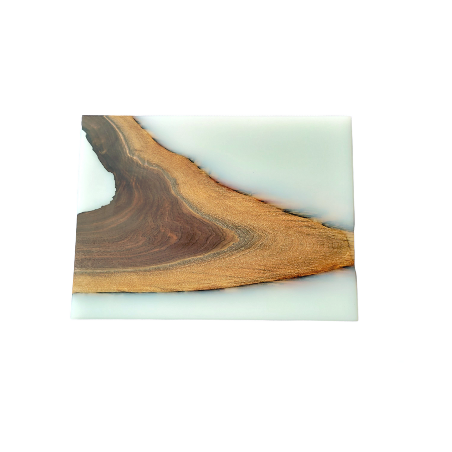 Cutting Board Live Edge Walnut Slice Rusty