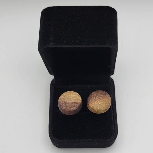 Cufflinks Walnut Wood 2 Tons