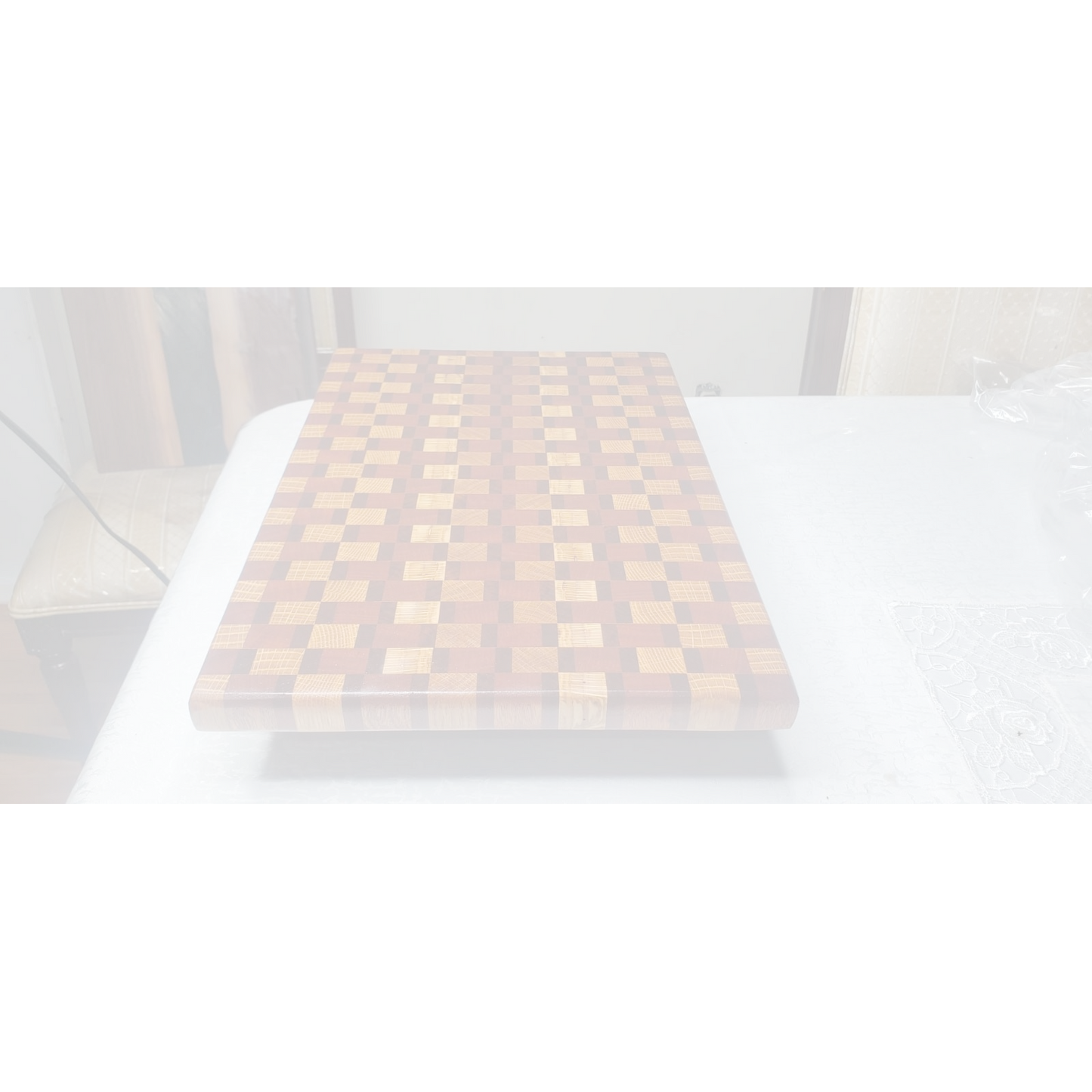 Exotic Wood "End Grain" Cutting Board 12 x 17¼ x 1⅛