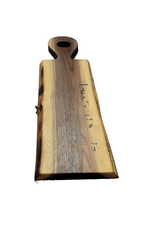 Black Walnut Charcuterie Board Live Edge Both Sides