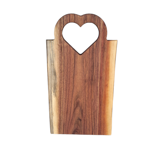 Serving Tray Charcuterie Board Heart Handle